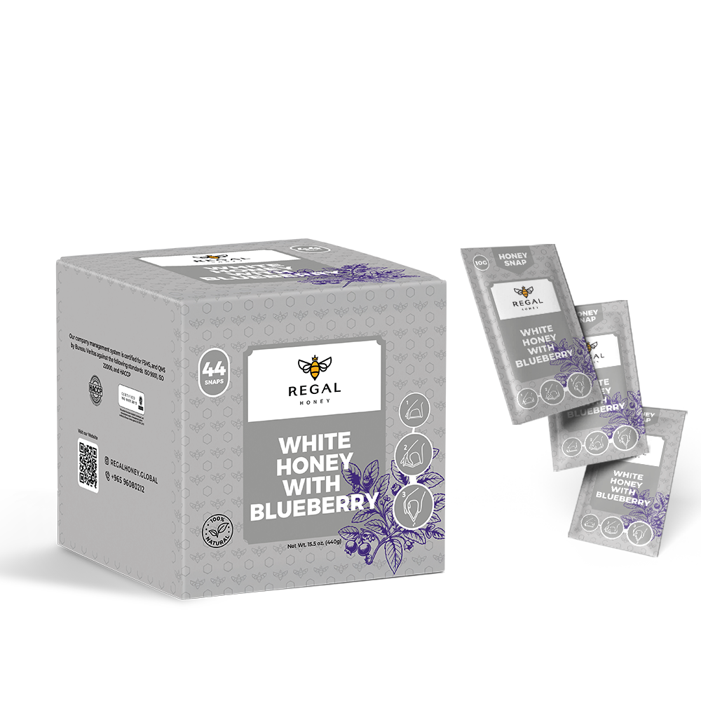 White Honey With Blueberry