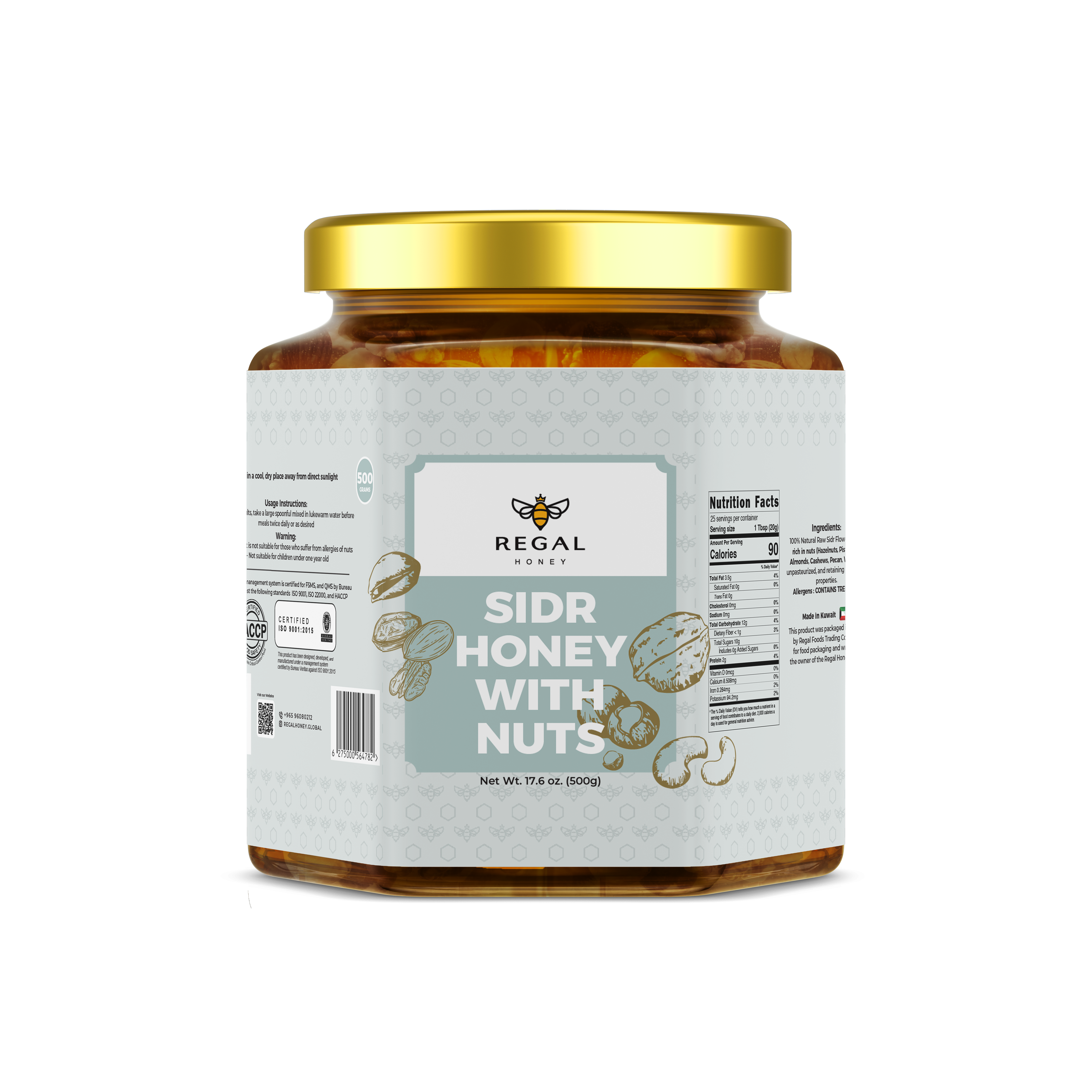 Sidr Honey With Nuts